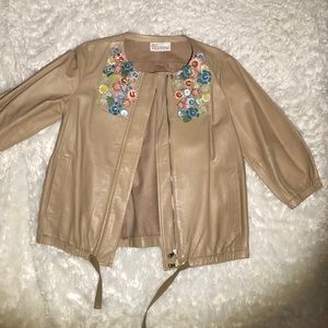 RED Valentino Leather Jacket